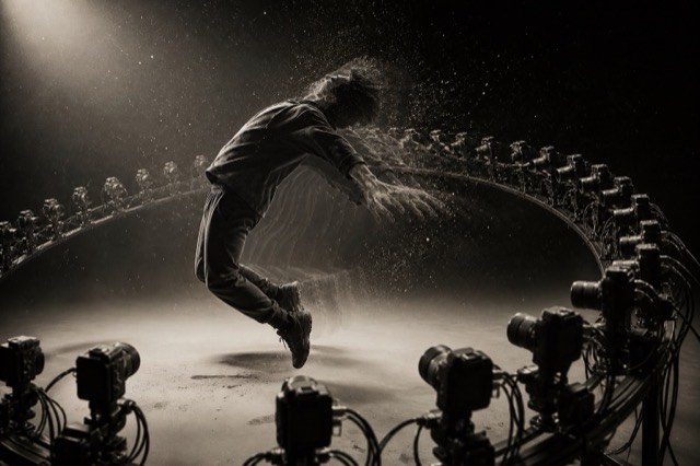 Bullet Time — AI interpretation, not a reference
