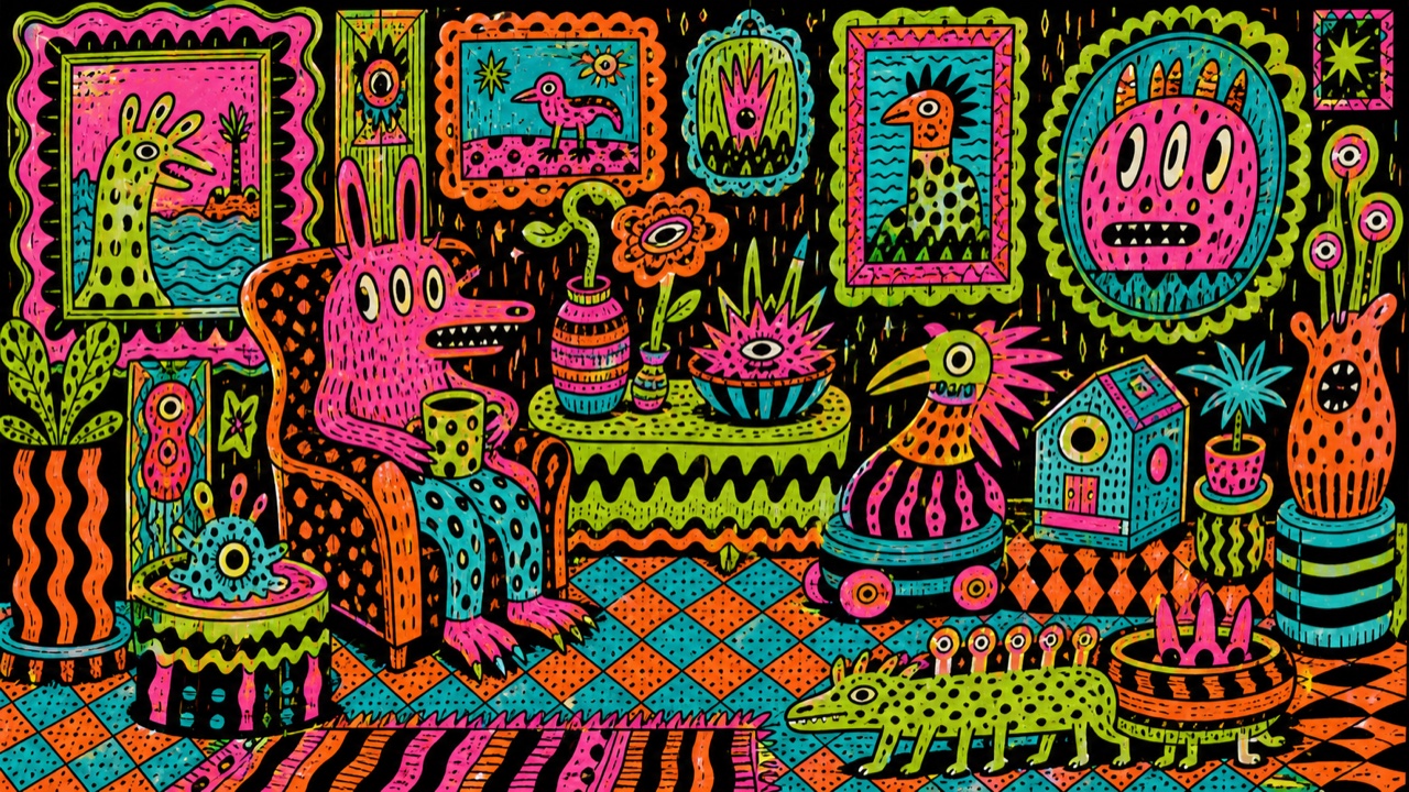 Chicago Imagists — AI interpretation, not a reference