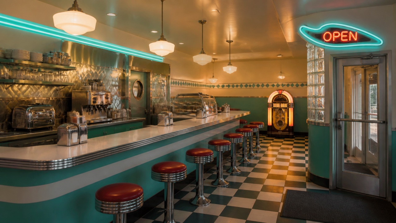 Diner Kitsch — AI interpretation, not a reference