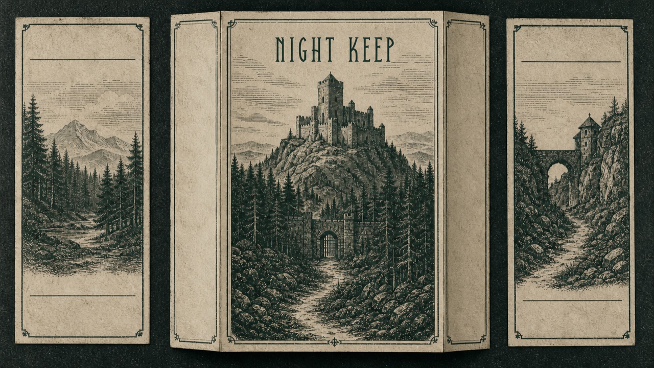Dungeon Synth Cover Art — AI interpretation, not a reference