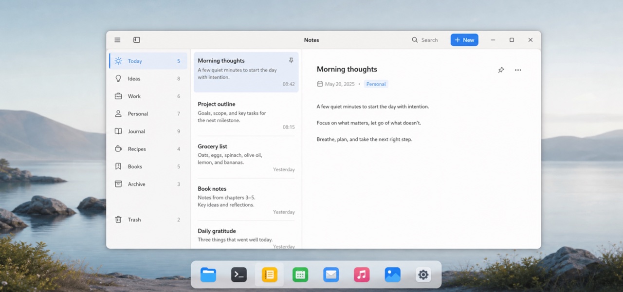 elementary OS — AI interpretation, not a reference