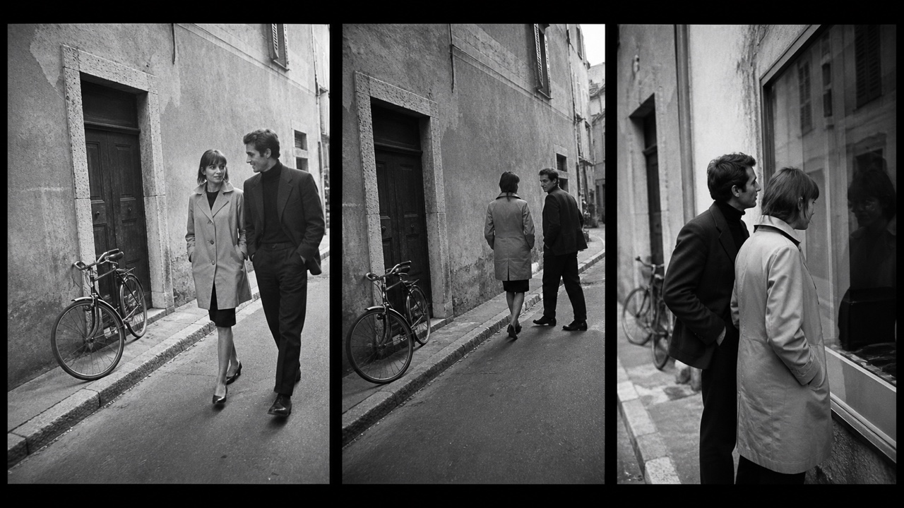 French New Wave — AI interpretation, not a reference