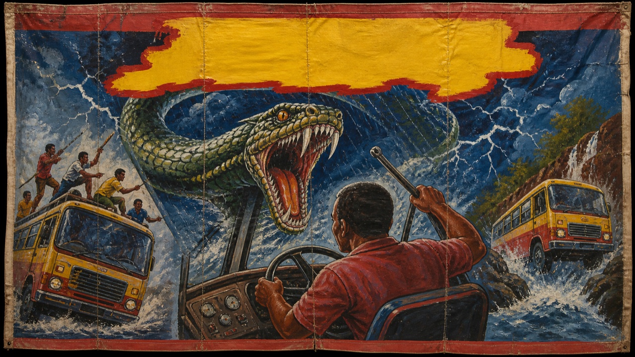 Ghanaian Movie Poster — AI interpretation, not a reference