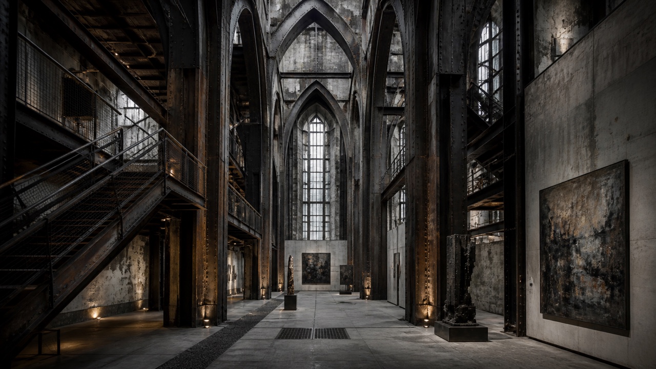 Industrial Gothic — AI interpretation, not a reference