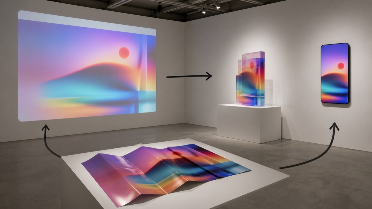 Post-Internet Art — AI interpretation, not a reference