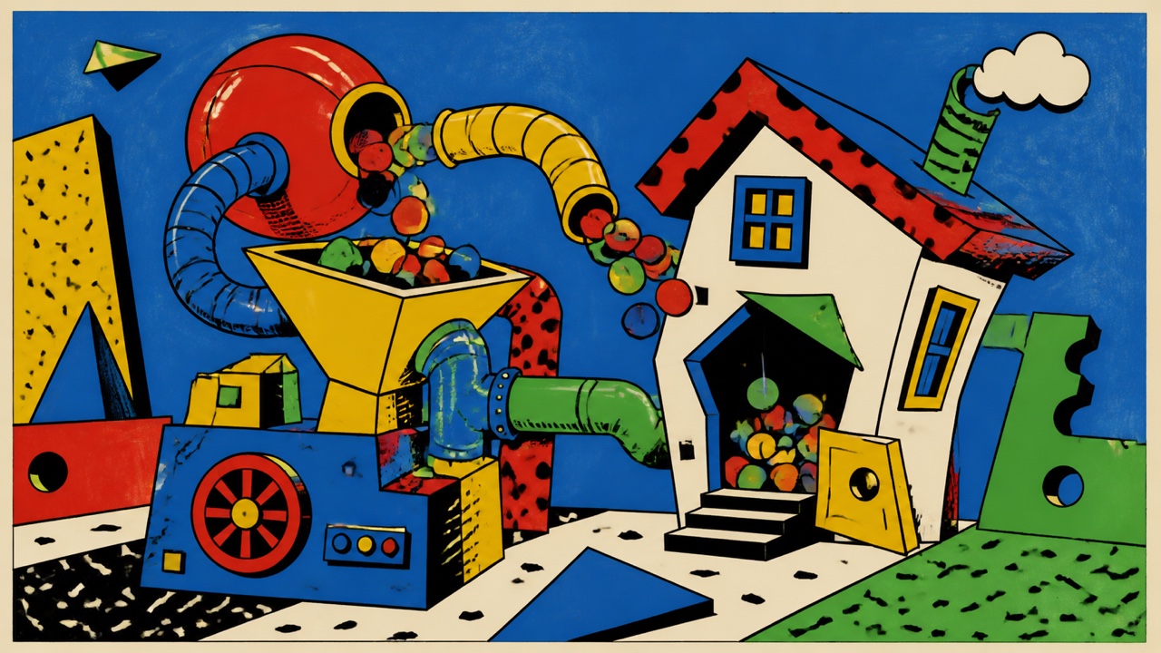 Wacky Pomo — AI interpretation, not a reference